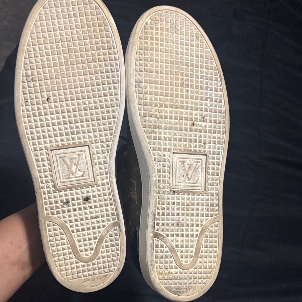 Louis Vuitton Black and White Sneakers